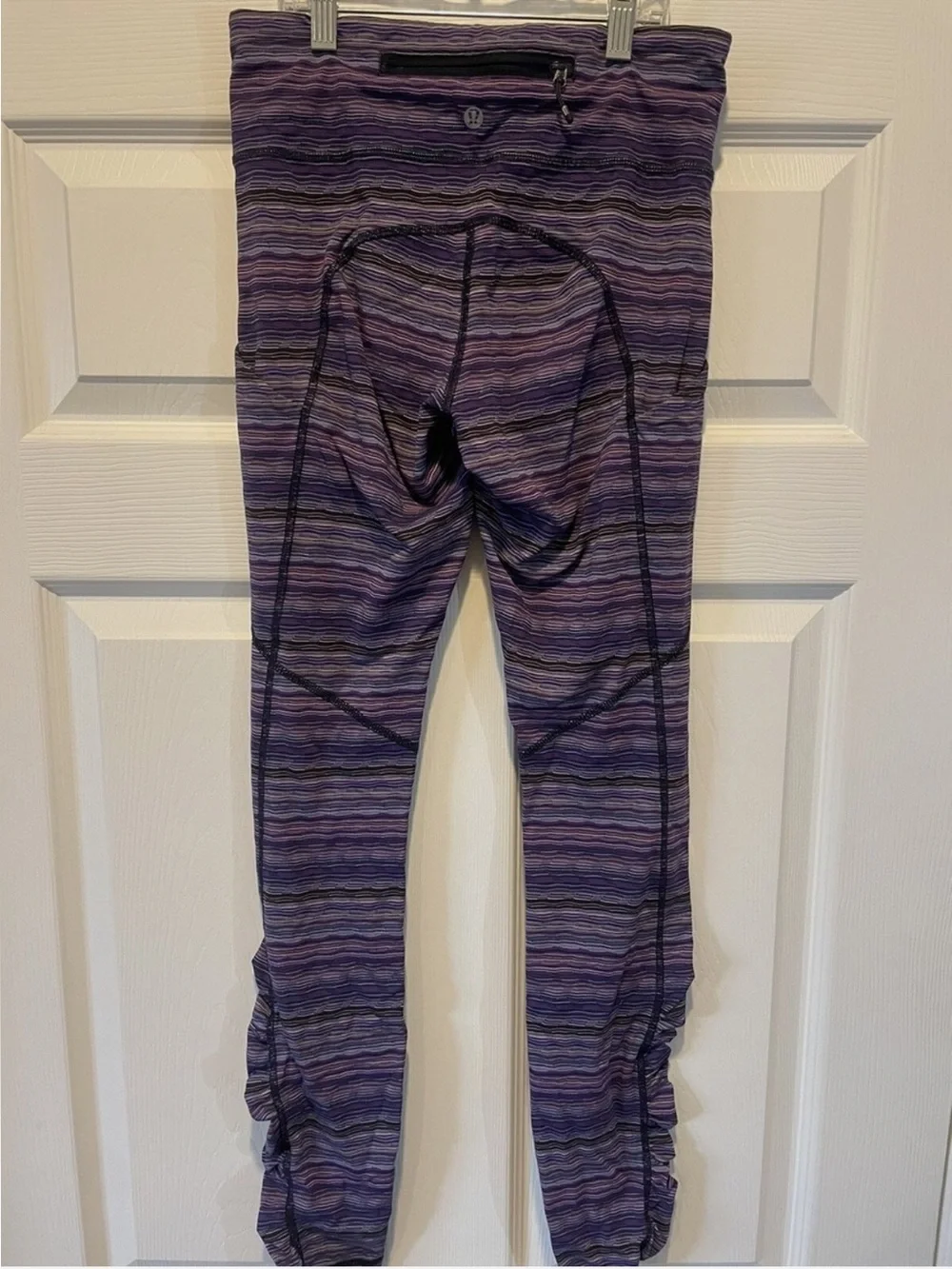 lululemon athletica Purple Multistripe Active Leggings